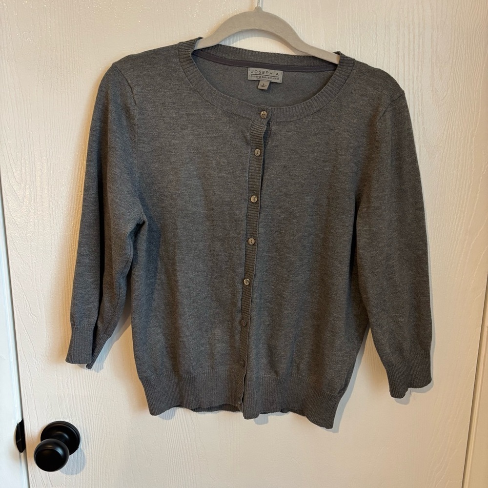 Joseph A Charcoal Women's Cardigan